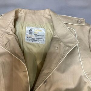 London Fog Cream Trench Coat